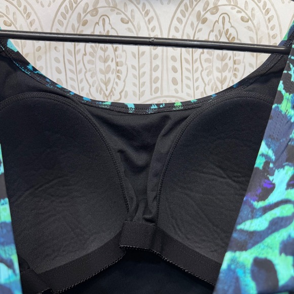 BN Classic Teal Blue Leopard Print Swim Dress One Piece Swimsuit Plus Size 18W - Picture 7 of 8